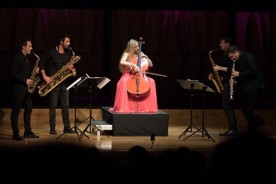 CELLO CĒSIS 2017/BACHianas for cello and the saxophone quartet