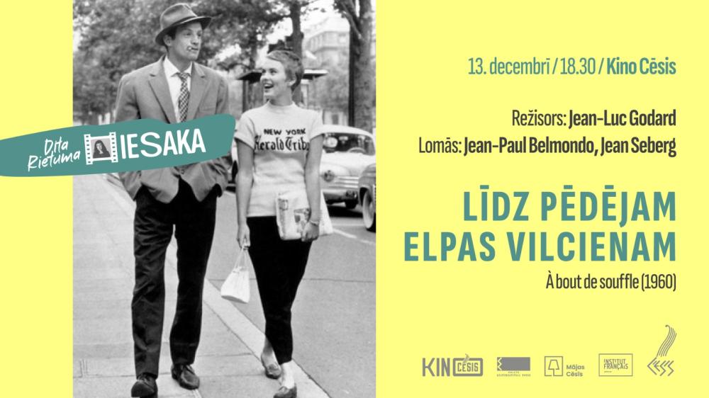 13.decembrī aicinām uz kino klasiku ar Ditu Rietumu.