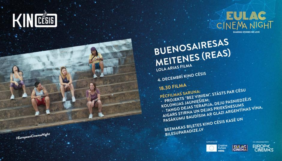 4.decembrī KINO CĒSIS aicina uz EIROPAS KINO NAKTS bezmaksas programmu