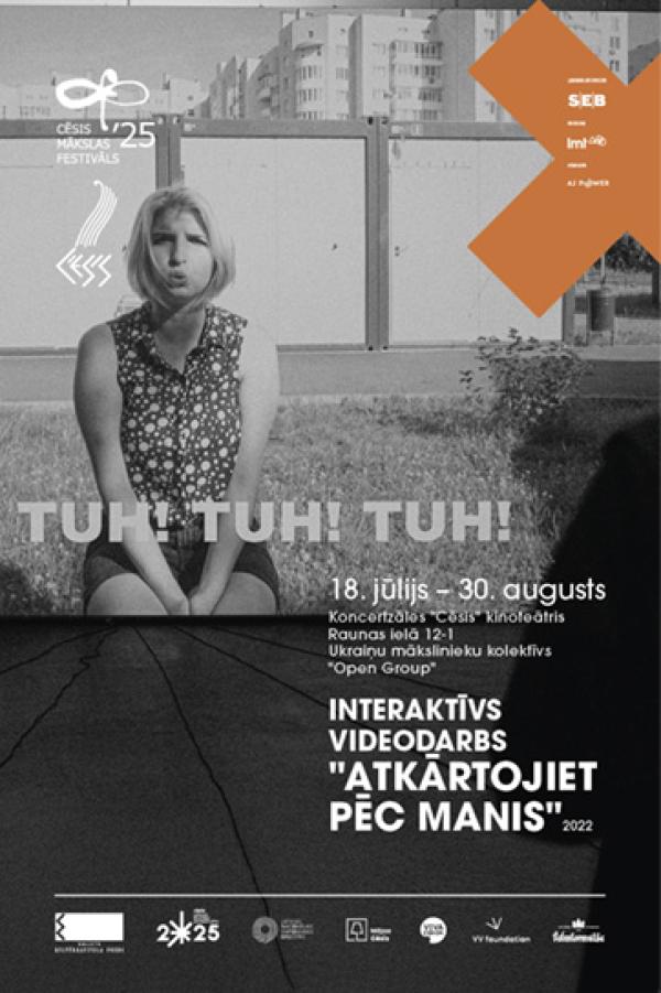 Interaktīvs videodarbs "Atkārtojiet pēc manis".