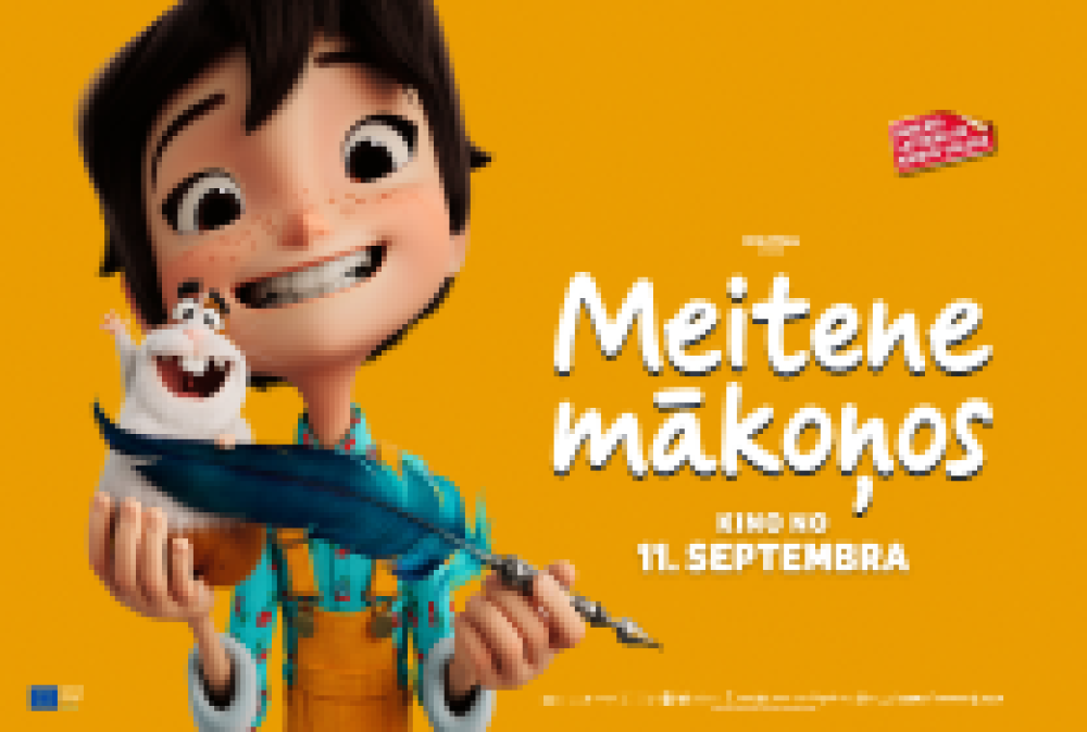 Meitene mākoņos