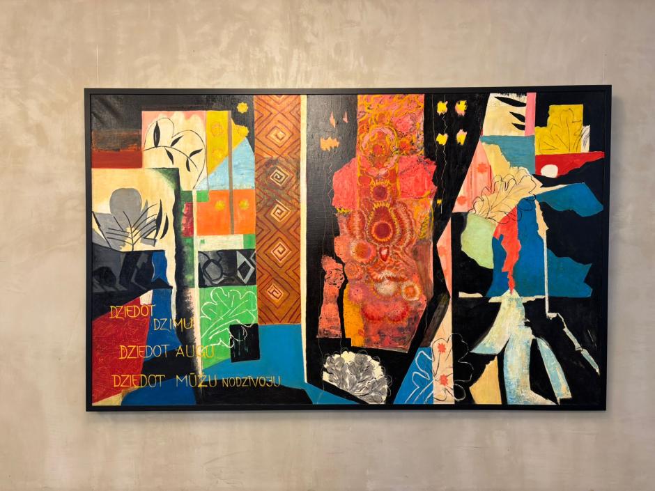 Atklāta Rūdolfa Piņņa izstāde "Krāsu noslēpums"