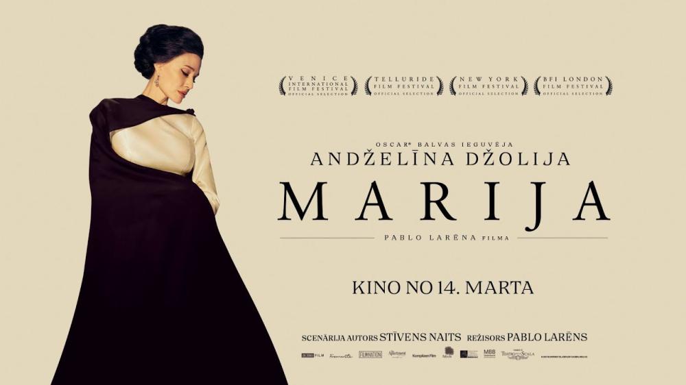 No 14.marta repertuārā filma "Marija" par leģendāro soprānu Mariju Kallasu