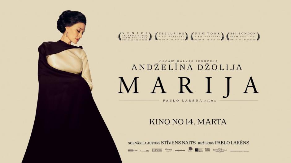 No 14.marta repertuārā filma "Marija" par leģendāro soprānu Mariju Kallasu